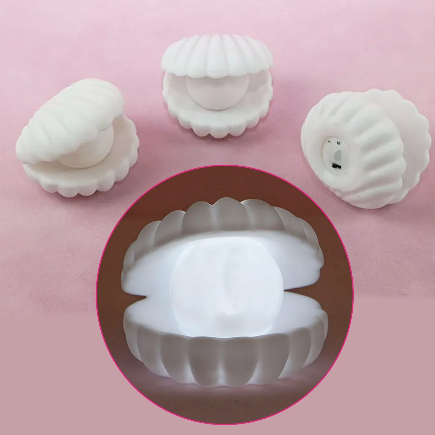 6621 Pearl Shell Night Lamp Decorate Desk Lights Nursery Toy Lamp Led Pearl Shell Night Lights For Bedroom & Home DeoDap 6621 Pearl Shell Night Lamp Decorate Desk Lights Nursery Toy Lamp Led Pearl Shell Night Lights For Bedroom & Home DeoDap